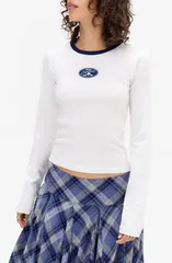 アーバンアウトフィッターズ レディース トップス シャツ コットン BDG Urban Outfitters Cotton Baby TShirt CREAM クリームのサムネイル