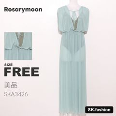 Rosarymoon リブ キャミワンピース ネイビー Short - メルカリ