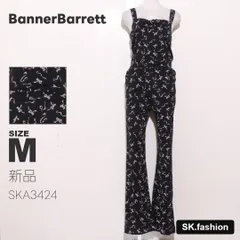 新品 Banner Barrett オールインワン ノースリーブ　リボン柄　サイドジップ　フェミニン　綿100％　日本製のサムネイル