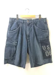 【中古品】 POLO JEANS COMPANY ポロジーンズ カンパニー CARGO DENIM SHORTS カーゴデニム ショート パンツ メキシコ製 ボトムス 【157-260607-rt-15-tagh】のサムネイル