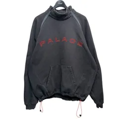 PALACE 24AW DOUBLE ZIP FUNNEL ロゴ刺繍ダブルジッププルオーバースウェットシャツ 8071000181138のサムネイル