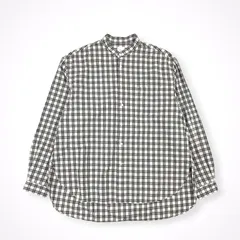 Name. / オーバーサイズノーカラーチェックシャツ 参考定価：30,000程度 SIZE:1のサムネイル
