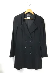 【中古品】 CHANEL BOUTIQUE シャネル ブティック 97P WOOL DOUBLE LONG JACKET ウール ダブル ロング ジャケット フランス製 ライトアウター 【183-260621-rt-07-tagh】のサムネイル