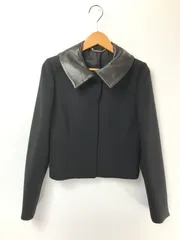 【中古品】 GUCCI グッチ LAMB LEATHER TRIM JACKET 207-1339-7278 ラムレザー トリム ジャケット アウター 【183-260621-rt-08-tagh】のサムネイル