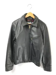 【中古品】 SCHOTT ショット ZIP LEATHER JACKET ジップ レザー ジャケット USA製 アウター 【145-260621-rt-10-tagh】のサムネイル