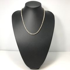 ☆美品☆シルバー925 ビザンチンチェーン ネックレス 約46cm 約65.8g ☆美