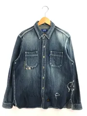 【中古品】 LAFAYETTE ラファイエット WASHED DENIM SHIRT デニムシャツ 長袖シャツ 【142-260629-na-17-tagh】のサムネイル