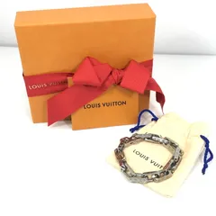 【中古品】 LOUIS VUITTON ルイ・ヴィトン MONOGRAM CHAIN BRACELET M00309 LE0291 ブレスレット チェーン モノグラム アクセサリー 【179-260630-na-03-tagh】のサムネイル