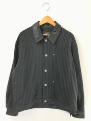 【中古美品】 HARE ハレ DW ST TRACKER JACKET HA030034ST ダブルウィーブ ストライプ トラッカージャケット ライトアウター 【147-260707-na-06-tagh】のサムネイル
