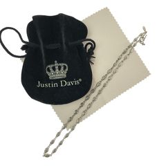 Justin DavisブレスレットSV925オニキスプレスレット - メルカリ