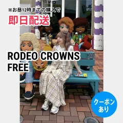 RODEO CROWNS ロデオクラウンズ キャミソール FREE ベージュ チェック柄 カップなし レディースのサムネイル