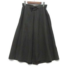MB カーゴパンツ ワイド アンクル丈 M 黒 ブラック /JS □ECF007