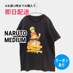 NARUTO ナルト Tシャツ/カットソー MEDIUM ブラック メンズのサムネイル
