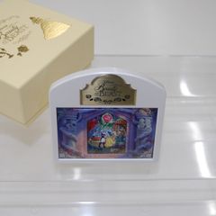 57MS0250 美品 新品同様ディズニー 美女と野獣 Disney Beauty and the BEAST フォトオルゴール 箱付き 非売品