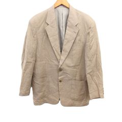90s EMPORIO ARMANI リネン テーラードジャケット 54ベージュ - メルカリ