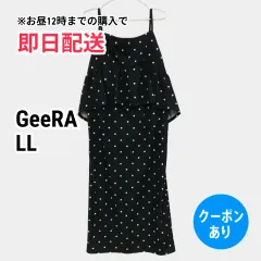GeeRA ジーラ ワンピース LL ブラック レディースのサムネイル