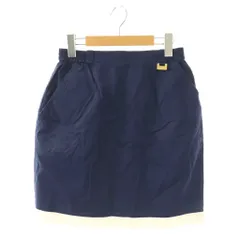 クリスチャンディオール Christian Dior SPORTS 台形スカート ミニ 刺繍 L ネイビー /DF ■GY42のサムネイル