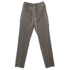 Rick Owens リックオウエンス 24SS RU01D3390-ZL Drawstring Slim Long Pants ドローストリング スリム ロング パンツ ZL素材 DUST チャコール系 48【中古】のサムネイル