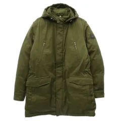 HUGO BOSS ヒューゴボス 10220362 Deaco2 袖ロゴパッチ 中綿 フード ジャケット コート カーキ系 52【中古】のサムネイル