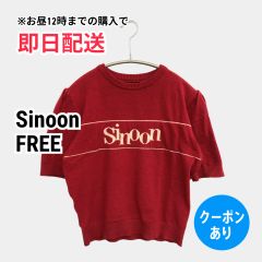 Sinoon シヌーン ニット/セーター FREE レッド レディース