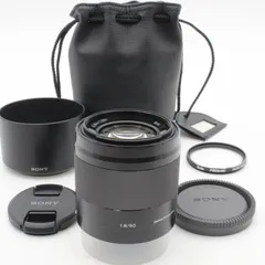 【極美品】 SONY ソニー E 50mm f1.8 OSS SEL50F18 Eマウント sony フィルター、ポーチ付き 115015のサムネイル