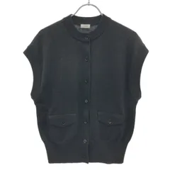 LOEFF ロエフ フラップ ニット ベスト 8818-106-0037 ダークグレーのサムネイル