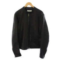 バレンシアガ BALENCIAGA シングルライダースジャケット 革ジャン ラムレザー 中綿 50 黒 435149 TSH01 /KH ■GY62のサムネイル