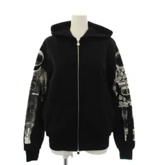シャネル CHANEL 宇宙飛行士プリント スウェットジップアップパーカー 長袖 ココマーク 34 黒 P57464K07601 94305 /KH ■GY6のサムネイル
