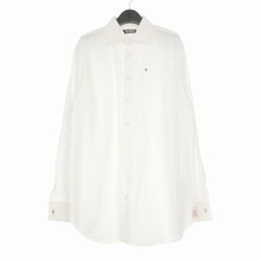 オーラリー AURALEE 美品 COTTON HIGH GAUGE RIB KNIT POLO BLACK