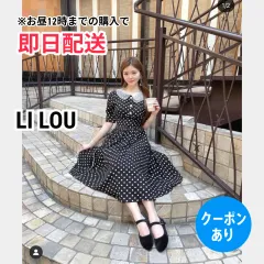 LI LOU リルー ワンピース ブラック レディースのサムネイル