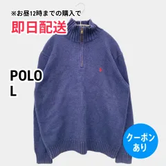 POLO ポロ ニット/セーター L ネイビー レディースのサムネイル