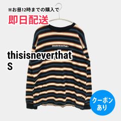 thisisneverthat ディスイズネバーザット ニット/セーター S ブラック メンズ レディース
