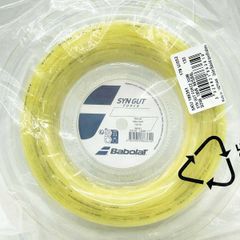 【未使用】バボラ Syn Gut Force 130 シンガット フォース 硬式テニス ストリング ガット 200m ロール ナチュラル 243145 BABOLAT 1.30mm