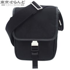 プラダ PRADA ショルダーバッグ 2VD028 ブラック ナイロン サフィアーノ ロゴ ユニセックス 101885979のサムネイル