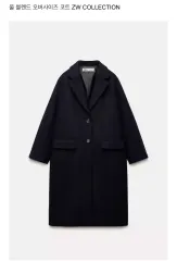 ZARA ウール ブレンド オーバーサイズ コート ZW COLLECTIONのサムネイル