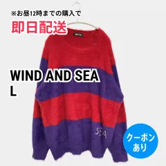 WIND AND SEA ウィンダンシー ニット/セーター L レッド メンズ レディースのサムネイル
