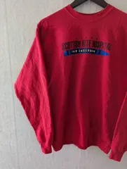 【ST-0011】 Hanes　Made in Honduras 00s　採寸済み　レッド　Mサイズのサムネイル