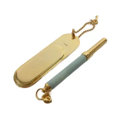 ミキモト MIKIMOTO ミラーキーホルダー リング リップブラシ セット ゴールドカラー /FF ■GY18のサムネイル