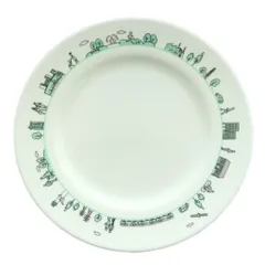 ティファニー TIFFANY & CO. 三菱 MITSUBISHI ELECTRIC 100周年記念品 お皿 プレート 食器 プリント 白 ホワイト /BB ■OH ■GY11のサムネイル