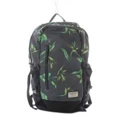 バートン BURTON リュックサック デイパック 緑 黒 ブラック ボタニカル柄 フロントジッパーポケット /RI ■OS ■GY42のサムネイル