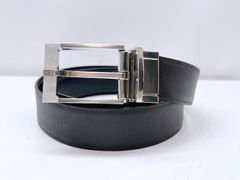 極美品✨ロエベ ベルト ロゴ刻印 リバーシブル ハトメ シルバー金具