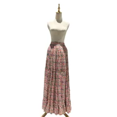 sov.(ソブダブルスタンダードクロージング) All-Over Print Pleated Long Maxi Skirt 総柄 プリーツ ロング マキシ スカート 0502-021-251A 38 マルチカラーのサムネイル