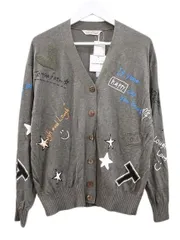 トラッゾドンナ Torrazzo Donna ハッピーエンブロイダリーカーディガン ニット F グレー トップス 長袖のサムネイル