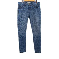 カレントエリオット CURRENT ELLIOTT デニム ジーンズ レオパード柄 スキニー スリム 26 ブルー 青 /FT ■GY12のサムネイル
