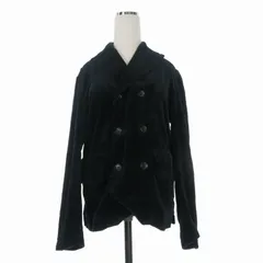 トリココムデギャルソン tricot COMME des GARCONS 00's 製品洗い加工 コーデュロイ ダブルジャケット ブルゾン 長袖 M ブラック 黒 TP-J013のサムネイル