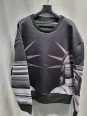 ニール バレット スウェット Tシャツ ブラック プリンティングのサムネイル