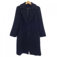 最終価格！未使用に近い♡ アナイ ノーカラーロングコート ネイビー 38