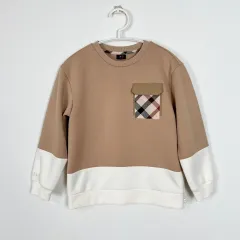 ダックス キッズ ベージュ スウェット 長袖 Tシャツ キッズ 130 9 ラデン ヴィンテージのサムネイル