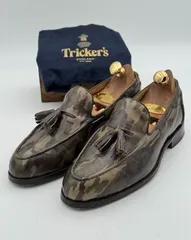 Tricker's トリッカーズ タッセルローファー 迷彩 UK7.5-5 目安26cm 袋付のサムネイル