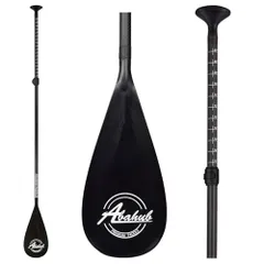 Carbon Fiber SUP Paddle 3-Section Adjustable Carbon Shaft Black Plastic Blade + Bagのサムネイル